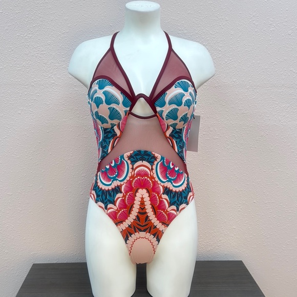 ANDREA IYAMAH Floral Multicolor One-Piece Swimsuit - Picture 3 of 9